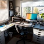 Leeres Büro mit Laptop – Microsoft Teams Update könnte Anwesenheit im Büro automatisch erfassen